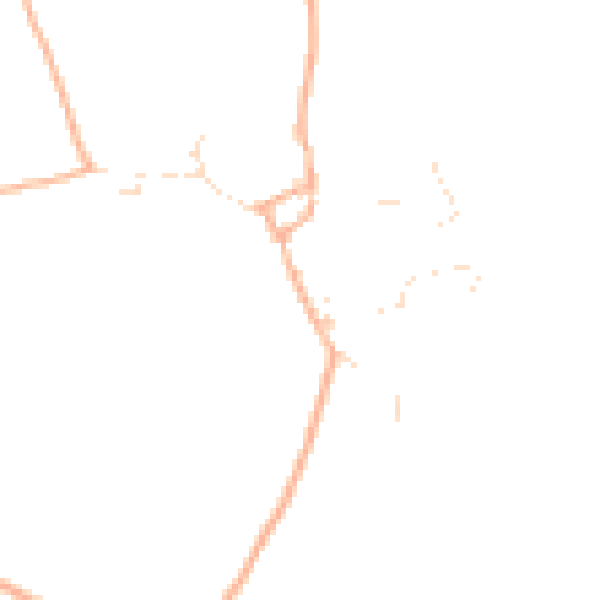 Daytime road noise heatmap for EX17 4NH