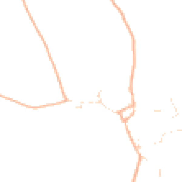 Daytime road noise heatmap for EX17 4NR