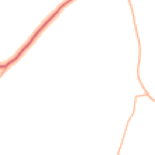 Daytime road noise heatmap for EX17 4QH