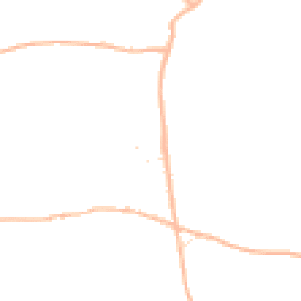 Daytime road noise heatmap for EX17 5DR