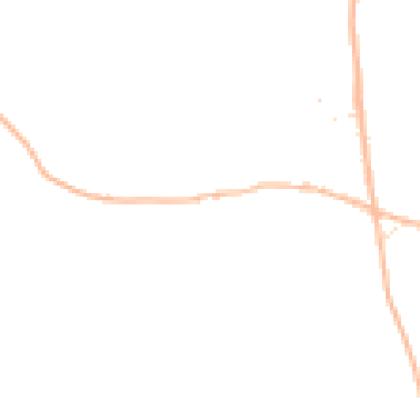 Daytime road noise heatmap for EX17 5DU