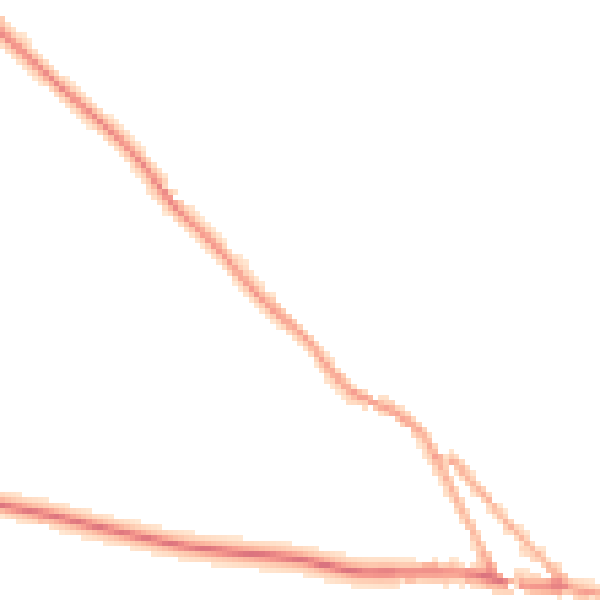 Night-time road noise heatmap for EX17 5HP