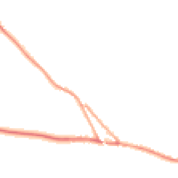 Night-time road noise heatmap for EX17 5NA