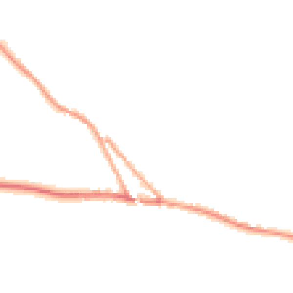 Night-time road noise heatmap for EX17 5NQ