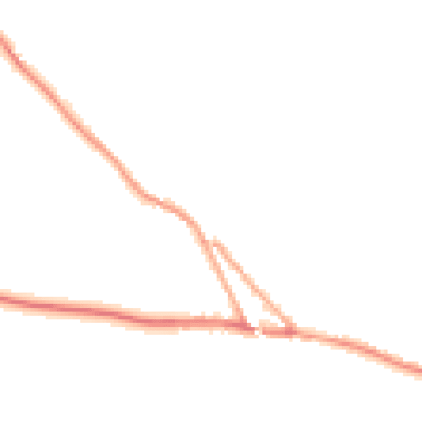 Night-time road noise heatmap for EX17 5PH