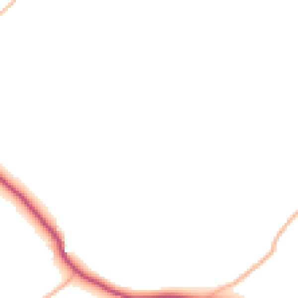 Daytime road noise heatmap for EX17 6BE