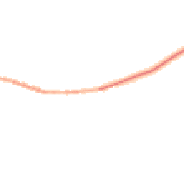 Night-time road noise heatmap for EX17 6BX