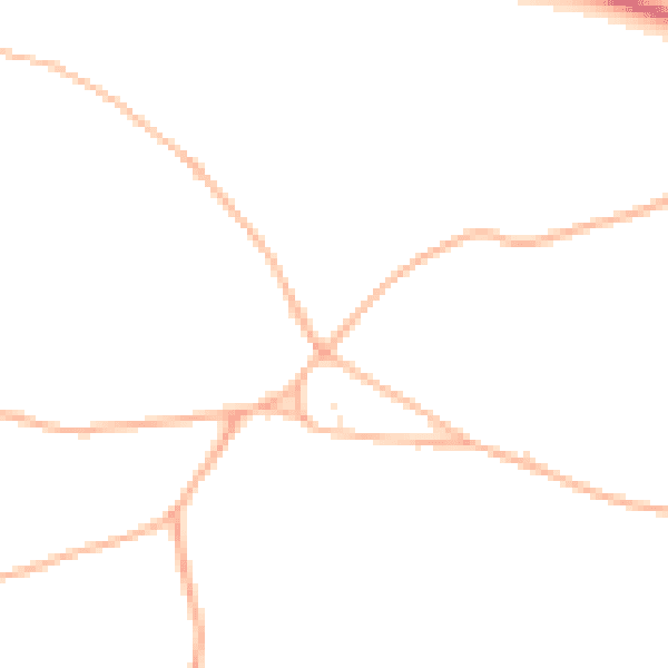 Daytime road noise heatmap for EX17 6DY