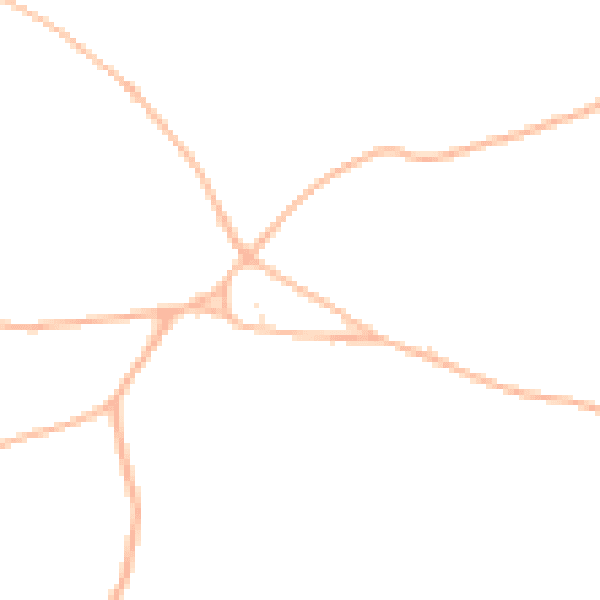 Daytime road noise heatmap for EX17 6EF
