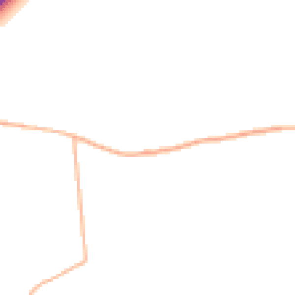 Daytime road noise heatmap for EX17 6JR