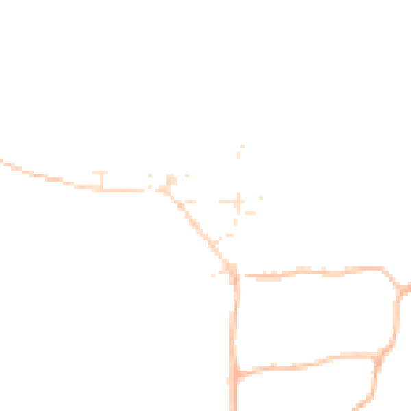 Daytime road noise heatmap for EX17 6PD