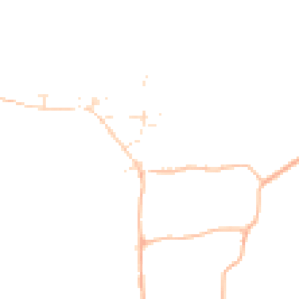 Daytime road noise heatmap for EX17 6PG