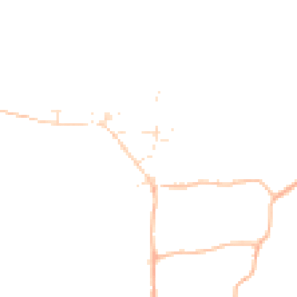 Daytime road noise heatmap for EX17 6PN