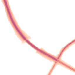 Night-time road noise heatmap for EX2 0AA