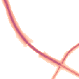 Night-time road noise heatmap for EX2 0AB