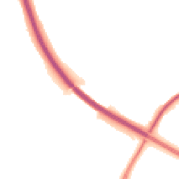 Night-time road noise heatmap for EX2 0AD