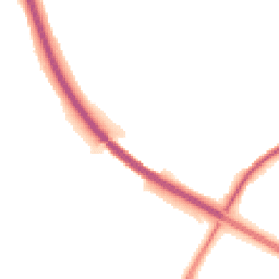 Night-time road noise heatmap for EX2 0AE