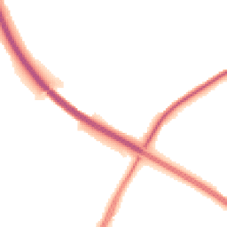 Night-time road noise heatmap for EX2 0AG