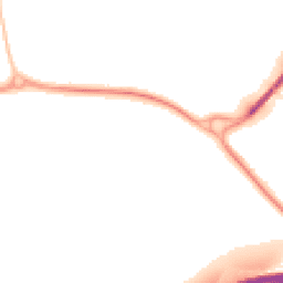 Night-time road noise heatmap for EX2 0AW