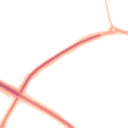 Night-time road noise heatmap for EX2 0BN