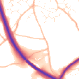 Daytime road noise heatmap for EX2 0DB