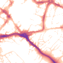 Daytime road noise heatmap for EX2 4AA