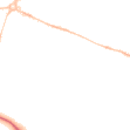 Night-time road noise heatmap for EX2 4AG