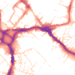 Daytime road noise heatmap for EX2 4AN