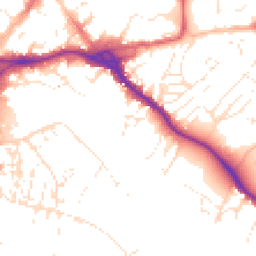Daytime road noise heatmap for EX2 4AS
