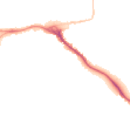 Night-time road noise heatmap for EX2 4AS