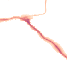 Night-time road noise heatmap for EX2 4AU