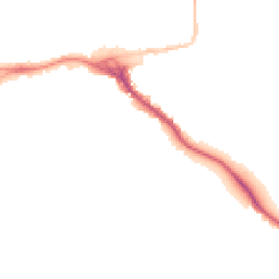 Night-time road noise heatmap for EX2 4AW