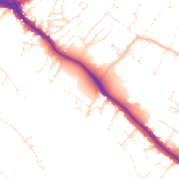 Daytime road noise heatmap for EX2 4BS