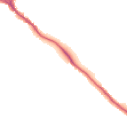 Night-time road noise heatmap for EX2 4BT