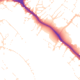 Daytime road noise heatmap for EX2 4BW