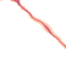 Night-time road noise heatmap for EX2 4BW