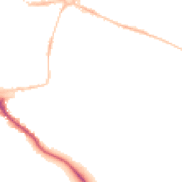 Night-time road noise heatmap for EX2 4EH