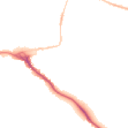 Night-time road noise heatmap for EX2 4HJ