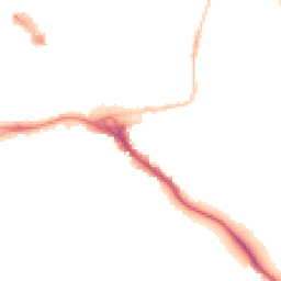 Night-time road noise heatmap for EX2 4JF