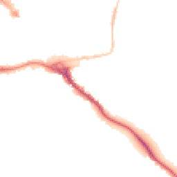 Night-time road noise heatmap for EX2 4JJ