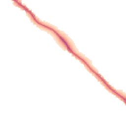 Night-time road noise heatmap for EX2 4RU