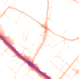 Daytime road noise heatmap for EX2 4TB