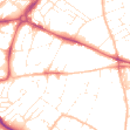 Daytime road noise heatmap for EX2 4TH