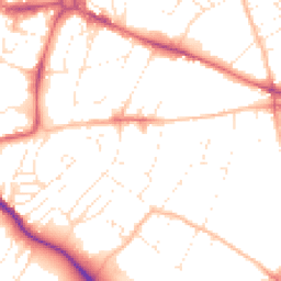 Daytime road noise heatmap for EX2 4TQ