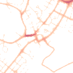 Daytime road noise heatmap for EX2 5AH