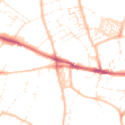 Daytime road noise heatmap for EX2 5DT