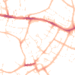 Daytime road noise heatmap for EX2 5HN