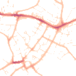 Daytime road noise heatmap for EX2 5JF