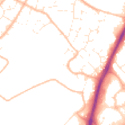Daytime road noise heatmap for EX2 5RS