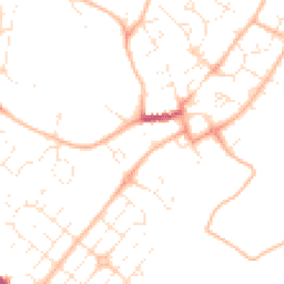Daytime road noise heatmap for EX2 6ND